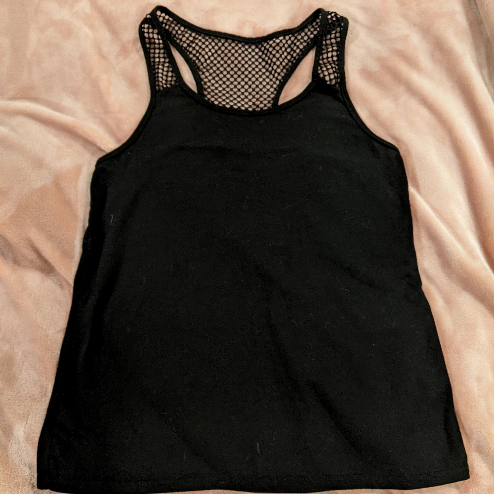Super soft mesh back tank